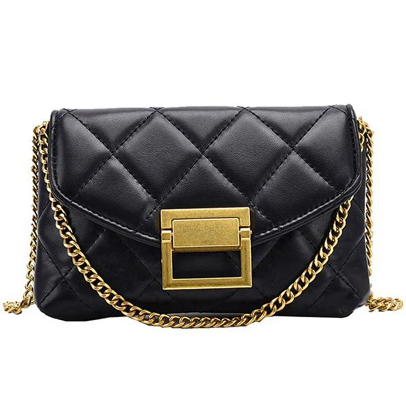 Lingge Chain Small Bag Women's Fashion Mini Messenger Bag Texture Small Square Bag
Lingge Chain Small Bag Women's Fashion Mini Messenger Bag Texture Small Square Bag