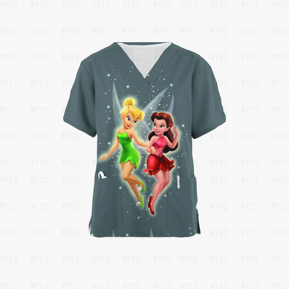 Disney series work clothes printed wonderful fairy V-neck pocket nurse clothes casual cartoon nurse clothes nurse work clothes
Disney series work clothes printed wonderful fairy V-neck pocket nurse clothes casual cartoon nurse clothes nurse work clothes
