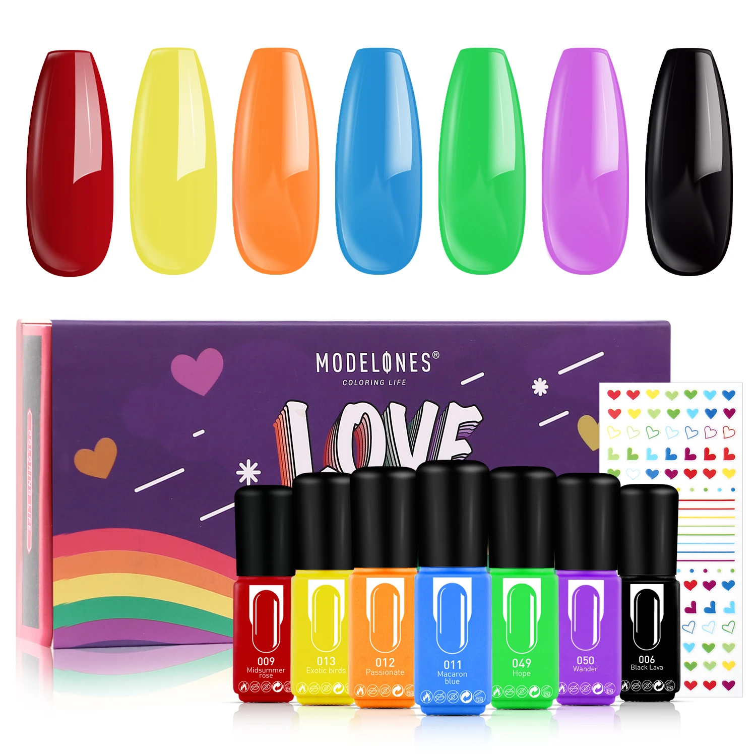 Modelones 7pcs/box Nail Gel Kit Art Decoration Color Gel Nail Polish Set Hybrid Varnish Color Gel Kit Soak Off UV Gel Varnish
Modelones 7pcs/box Nail Gel Kit Art Decoration Color Gel Nail Polish Set Hybrid Varnish Color Gel Kit Soak Off UV Gel Varnish