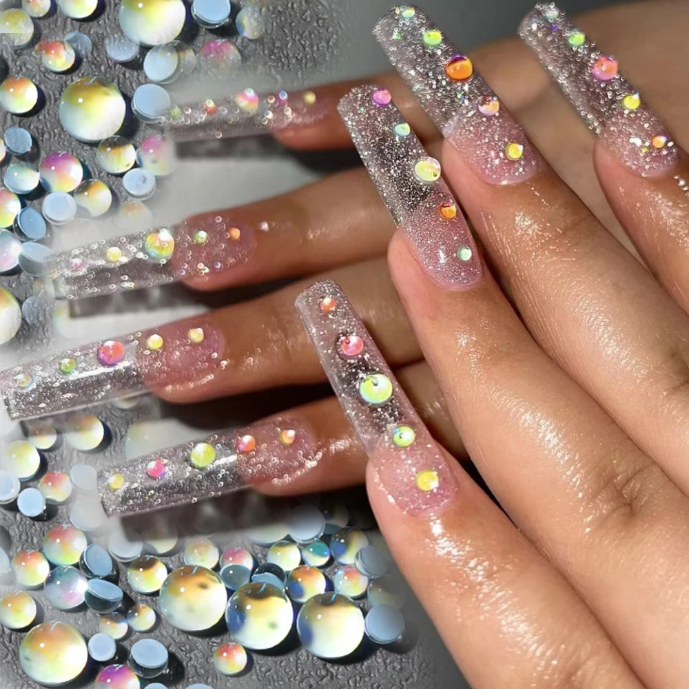 1Box Mix Size Aurora Mermaid Beads Nail Art Charms 3D Magic Colorful Bubble Beads Nail Rhinestones Korea Summer DIY Nail Decor
1Box Mix Size Aurora Mermaid Beads Nail Art Charms 3D Magic Colorful Bubble Beads Nail Rhinestones Korea Summer DIY Nail Decor