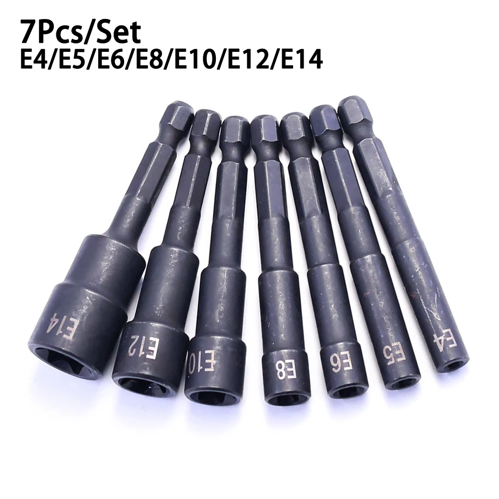Torx Air Screwdriver Sleeve Impact Socket 1/4Inch Shank Key Set Hexagonal Auto Repair Wrench For Power Drill Impact Driver Kit
Torx Air Screwdriver Sleeve Impact Socket 1/4Inch Shank Key Set Hexagonal Auto Repair Wrench For Power Drill Impact Driver Kit