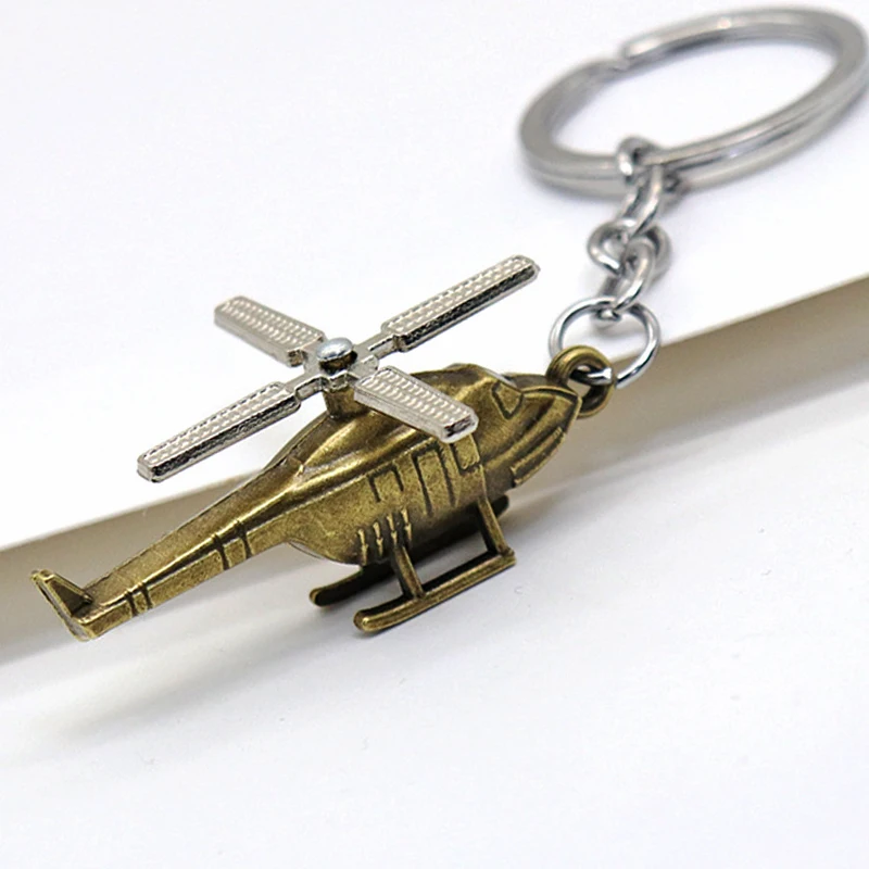 Retro Creative Stereo Helicopter Key Chain Rotatable Propeller Men'S Backpack Motorcycle Cycling Keychain Fashion Pendant Gift
Retro Creative Stereo Helicopter Key Chain Rotatable Propeller Men'S Backpack Motorcycle Cycling Keychain Fashion Pendant Gift