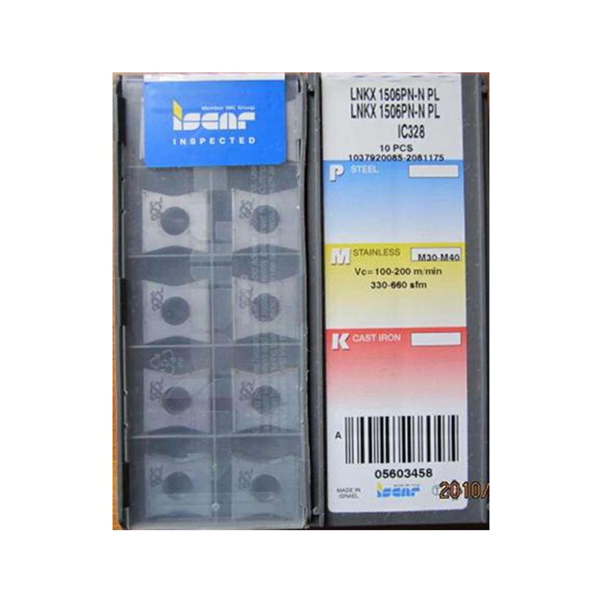 ISCAR 100% Original LNKX LNKX15 LNKX1506PNTN IC810 Positive Button Tool Inserts Carbide Milling And Turning Milling Cutter
ISCAR 100% Original LNKX LNKX15 LNKX1506PNTN IC810 Positive Button Tool Inserts Carbide Milling And Turning Milling Cutter