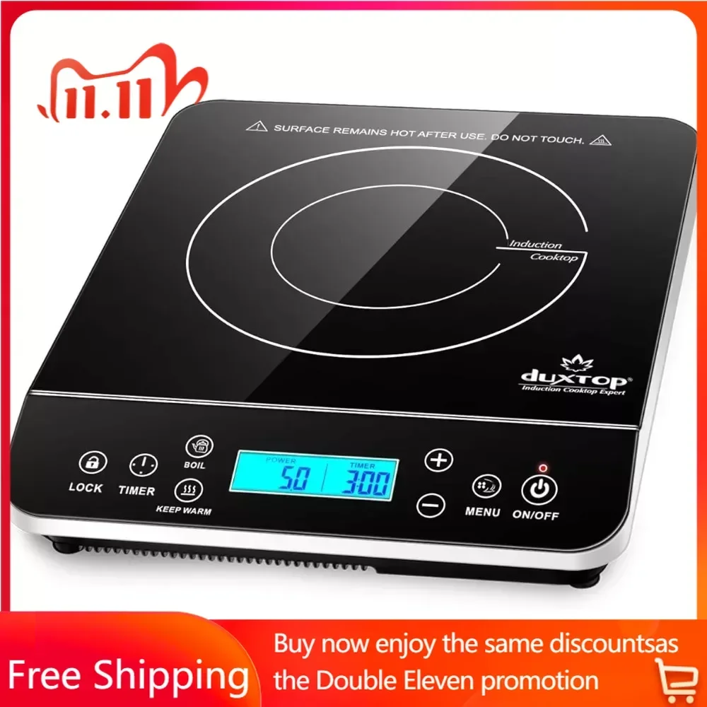 Портативная индукционная плита, Настольная горелка, индукционная плита с сенсорным ЖК-датчиком 1800 Вт, с 20 предустановленными уровнями мощности
Портативная индукционная плита, Настольная горелка, индукционная плита с сенсорным ЖК-датчиком 1800 Вт, с 20 предустановленными уровнями мощности