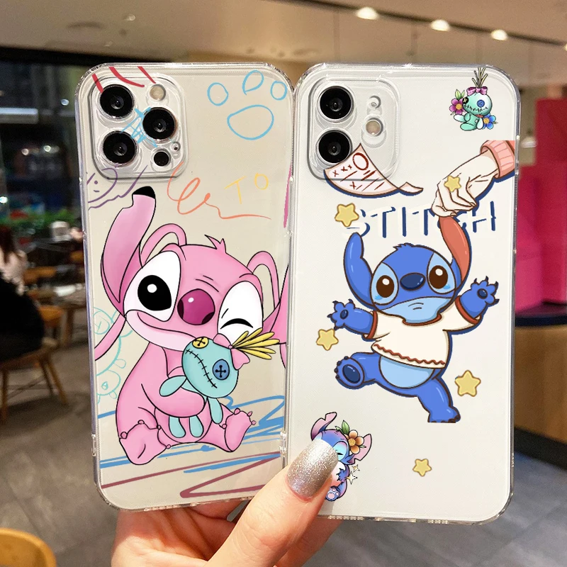 Luxury Love Stitch Disney For Apple iPhone 14 13 12 11 SE XS XR X 7 8 6 5 mini Plus Pro MAX 2020 Transparent Cover Phone Case
Luxury Love Stitch Disney For Apple iPhone 14 13 12 11 SE XS XR X 7 8 6 5 mini Plus Pro MAX 2020 Transparent Cover Phone Case