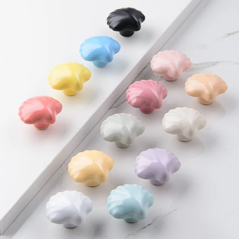Knobs and Handles Ceramic Handle Ocean Creative Simple Modern Color Ceramic Shell Handle Cabinet Door Drawer Cabinet
Knobs and Handles Ceramic Handle Ocean Creative Simple Modern Color Ceramic Shell Handle Cabinet Door Drawer Cabinet