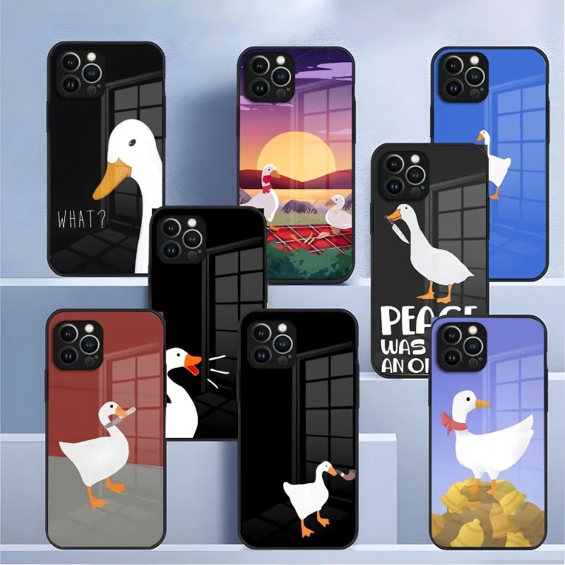 Cartoon Cute Goose Game Phone Case For Xiaomi 12 Pro X T Lite POCO F3 S Note 11 10 S 5G 8 A 9 Redmi Tempered Glass Coque
Cartoon Cute Goose Game Phone Case For Xiaomi 12 Pro X T Lite POCO F3 S Note 11 10 S 5G 8 A 9 Redmi Tempered Glass Coque