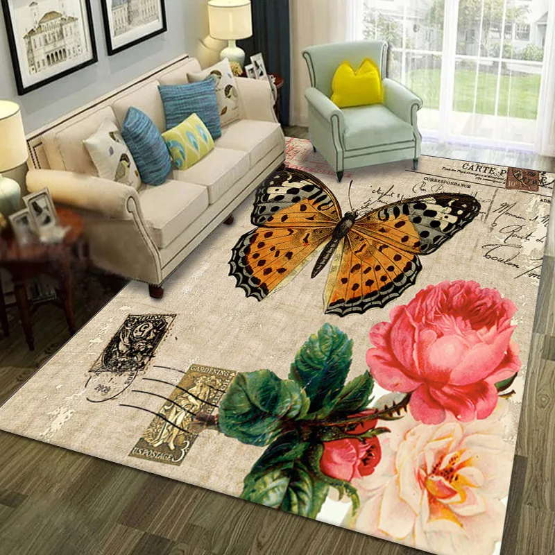 Butterfly flowers Geometric Area Rugs 3D Cartoon Print Carpet for Child Bedroom Play Crawl Anti-Slip Floor Mat Kid Playing Rug
Butterfly flowers Geometric Area Rugs 3D Cartoon Print Carpet for Child Bedroom Play Crawl Anti-Slip Floor Mat Kid Playing Rug