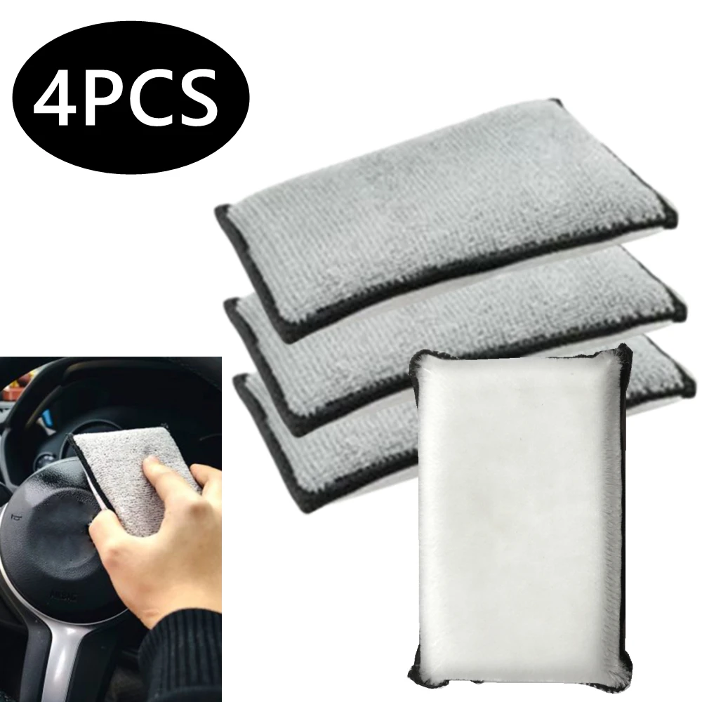 4PCS Car Drying Towel Suede Sponge Car Ceaning Microfiber Towel Car Detailing Sponges Rags Cloths
4PCS Car Drying Towel Suede Sponge Car Ceaning Microfiber Towel Car Detailing Sponges Rags Cloths