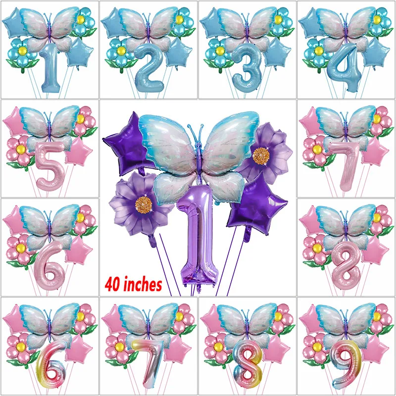 Large Butterfly Foil Balloon Flower Sunflower 40 Inch Number Balloon Set Birthday Party Baby Shower Jungle Theme Decoration
Large Butterfly Foil Balloon Flower Sunflower 40 Inch Number Balloon Set Birthday Party Baby Shower Jungle Theme Decoration