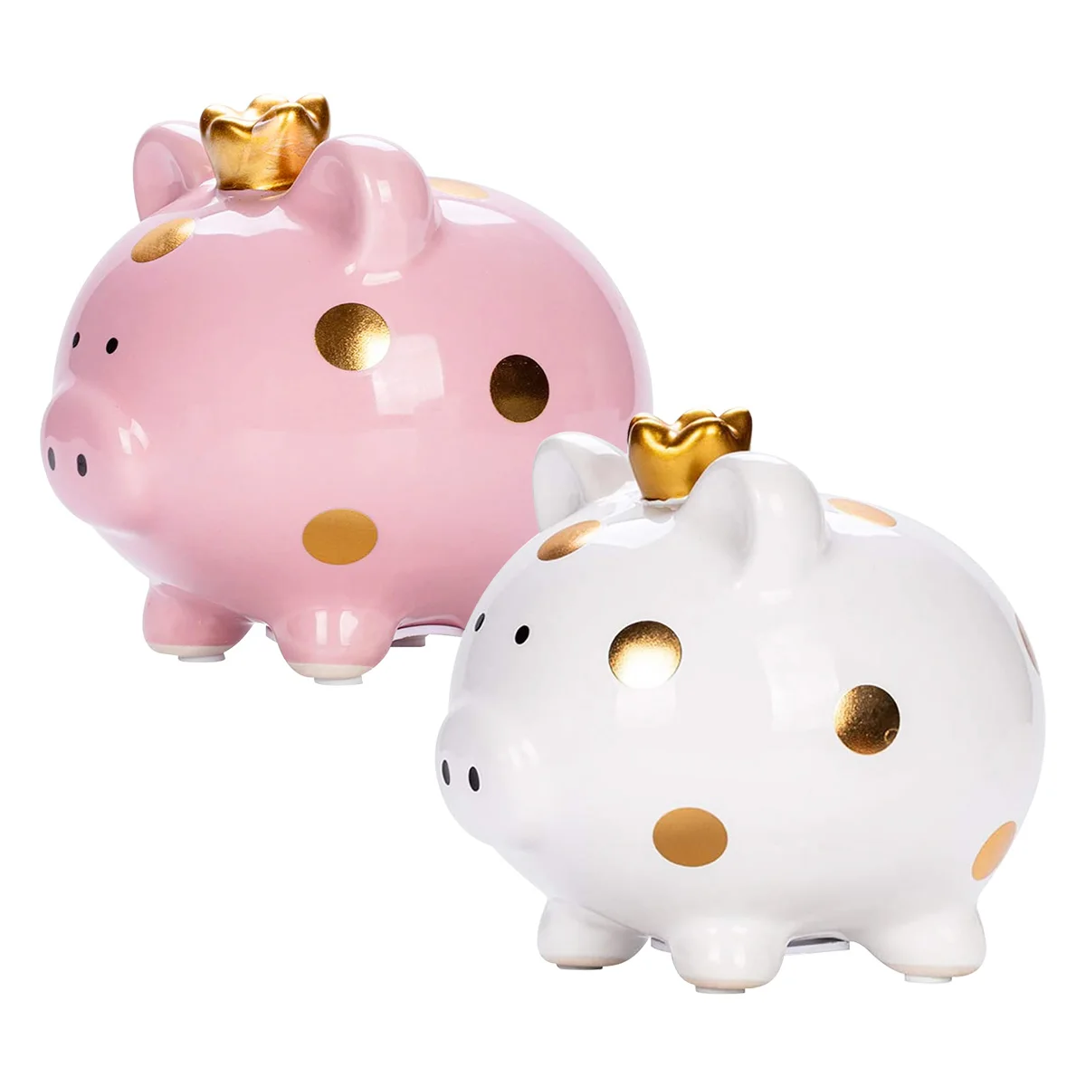 new Ceramic Crown Piggy Bank Creative Lovely Piggy Bank Small Toddler Money Saving Bank Porcelain Decor Coin Box Little
new Ceramic Crown Piggy Bank Creative Lovely Piggy Bank Small Toddler Money Saving Bank Porcelain Decor Coin Box Little