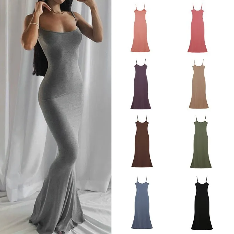 Satin Slip Sleeveless Backless Maxi Dress Women 2022 Y2k Summer Bodycon Elegant Sexy Outfits Ladies Birthday Party Club Sundress
Satin Slip Sleeveless Backless Maxi Dress Women 2022 Y2k Summer Bodycon Elegant Sexy Outfits Ladies Birthday Party Club Sundress