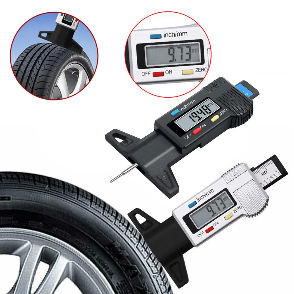 Digital Tread Depth Gauge for Car Tyre Tire Meter Thickness Gauges Automobile Tire Wear Detection Measuring Tools Depth Caliper
Digital Tread Depth Gauge for Car Tyre Tire Meter Thickness Gauges Automobile Tire Wear Detection Measuring Tools Depth Caliper