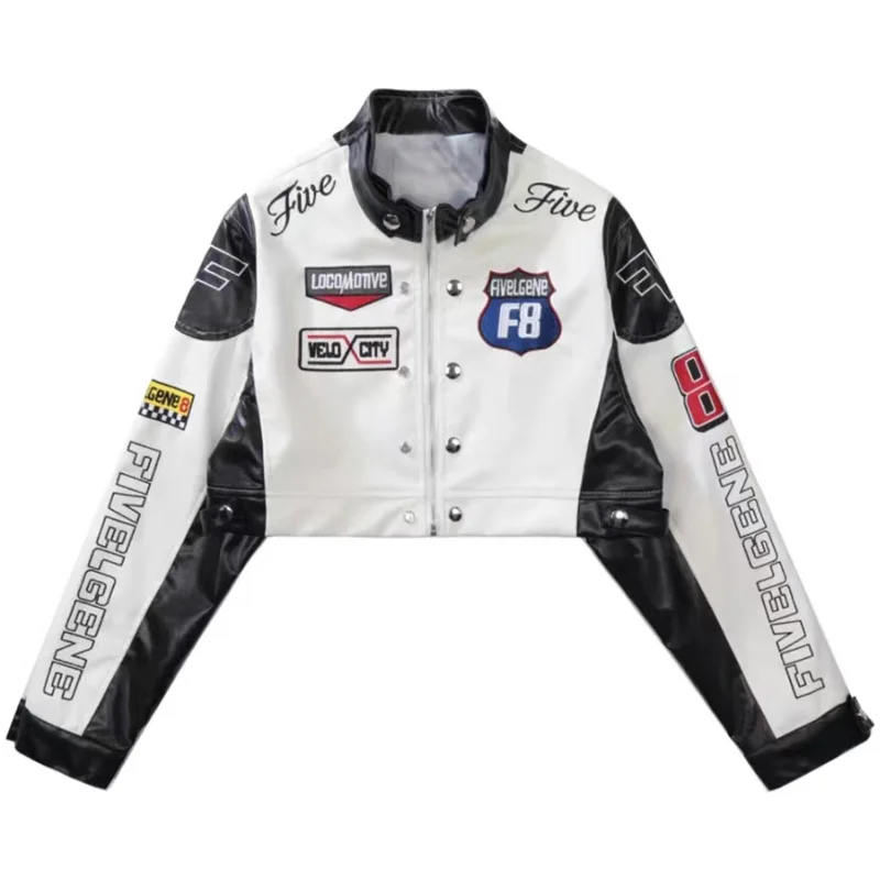American Leather Jacket Men Coats 2023 Vintage Hip-Hop Streetwear Harajuku Y2k Gothic Women Racing Jacket Bomber Short Coats
American Leather Jacket Men Coats 2023 Vintage Hip-Hop Streetwear Harajuku Y2k Gothic Women Racing Jacket Bomber Short Coats