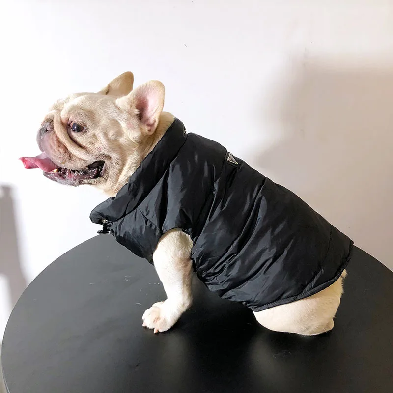 Designer Winter Down Jacket Warm Luxury Dog Clothes French Bulldog Chihuahua Dachshund Inverted Triangle Pattern Puppy Clothes
Designer Winter Down Jacket Warm Luxury Dog Clothes French Bulldog Chihuahua Dachshund Inverted Triangle Pattern Puppy Clothes