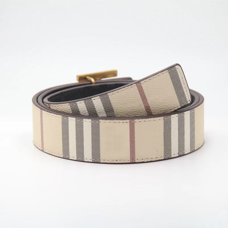 Men Belt Brand Buckl B Grid Stripe Slide Fastener Casual Business New Designer Luxury Belts for Man Gold
Men Belt Brand Buckl B Grid Stripe Slide Fastener Casual Business New Designer Luxury Belts for Man Gold