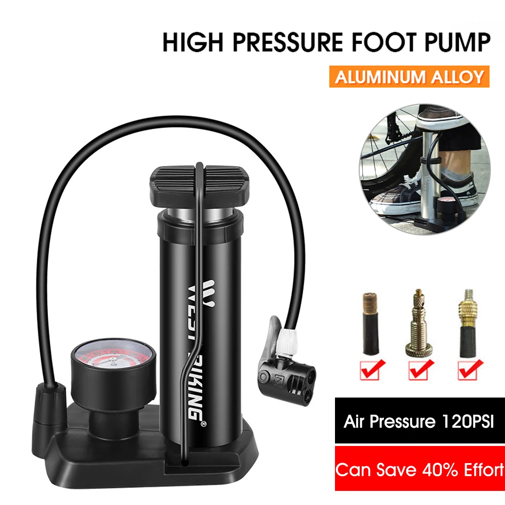 Portable Bike Pump Aluminum Alloy Cycling Mini Floor Pump Tire Inflator with Gauge for MTB Road Bike Motorcycle Ball Boat Pool
Portable Bike Pump Aluminum Alloy Cycling Mini Floor Pump Tire Inflator with Gauge for MTB Road Bike Motorcycle Ball Boat Pool