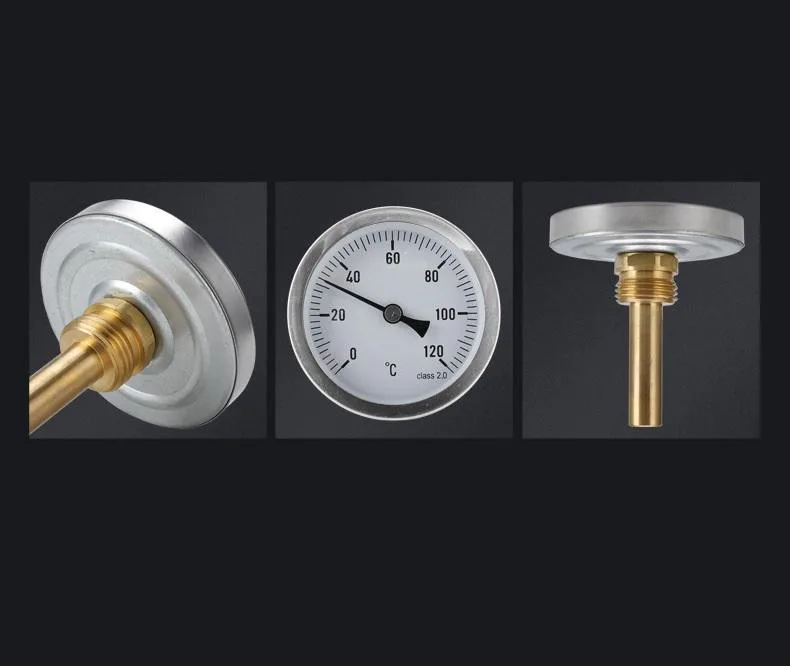 Metal Thermometer Hot Water Pipe Thermometer 0-120°C Heating Stainless Steel Oven Thermometer 63mm BBQ Temperature Meter Test
Metal Thermometer Hot Water Pipe Thermometer 0-120°C Heating Stainless Steel Oven Thermometer 63mm BBQ Temperature Meter Test