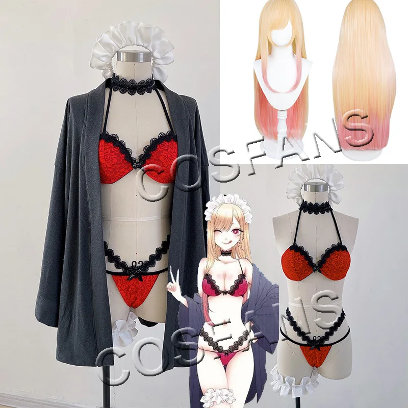 Anime My Dress-Up Darling Kitagawa Marin Cosplay Costume Lovely Sweet Bikini Swimsuit Activity Halloween cosplay costume wig
Anime My Dress-Up Darling Kitagawa Marin Cosplay Costume Lovely Sweet Bikini Swimsuit Activity Halloween cosplay costume wig