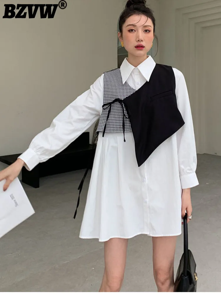 BZVW 2023 Spring Autumn New Fashion Shirt Dresses For Womem's Long Sleeve Loose Irregular Vest Two Piece Female Clothing 25X2478
BZVW 2023 Spring Autumn New Fashion Shirt Dresses For Womem's Long Sleeve Loose Irregular Vest Two Piece Female Clothing 25X2478