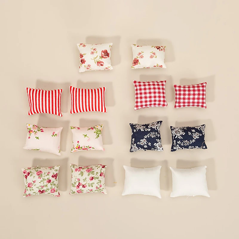 2PCS 1/12 Dollhouse Miniature Furniture Cute Flower Pillows Cushions for Sofa Couch Bed Pretend Doll house Toys Doll Accessories
2PCS 1/12 Dollhouse Miniature Furniture Cute Flower Pillows Cushions for Sofa Couch Bed Pretend Doll house Toys Doll Accessories