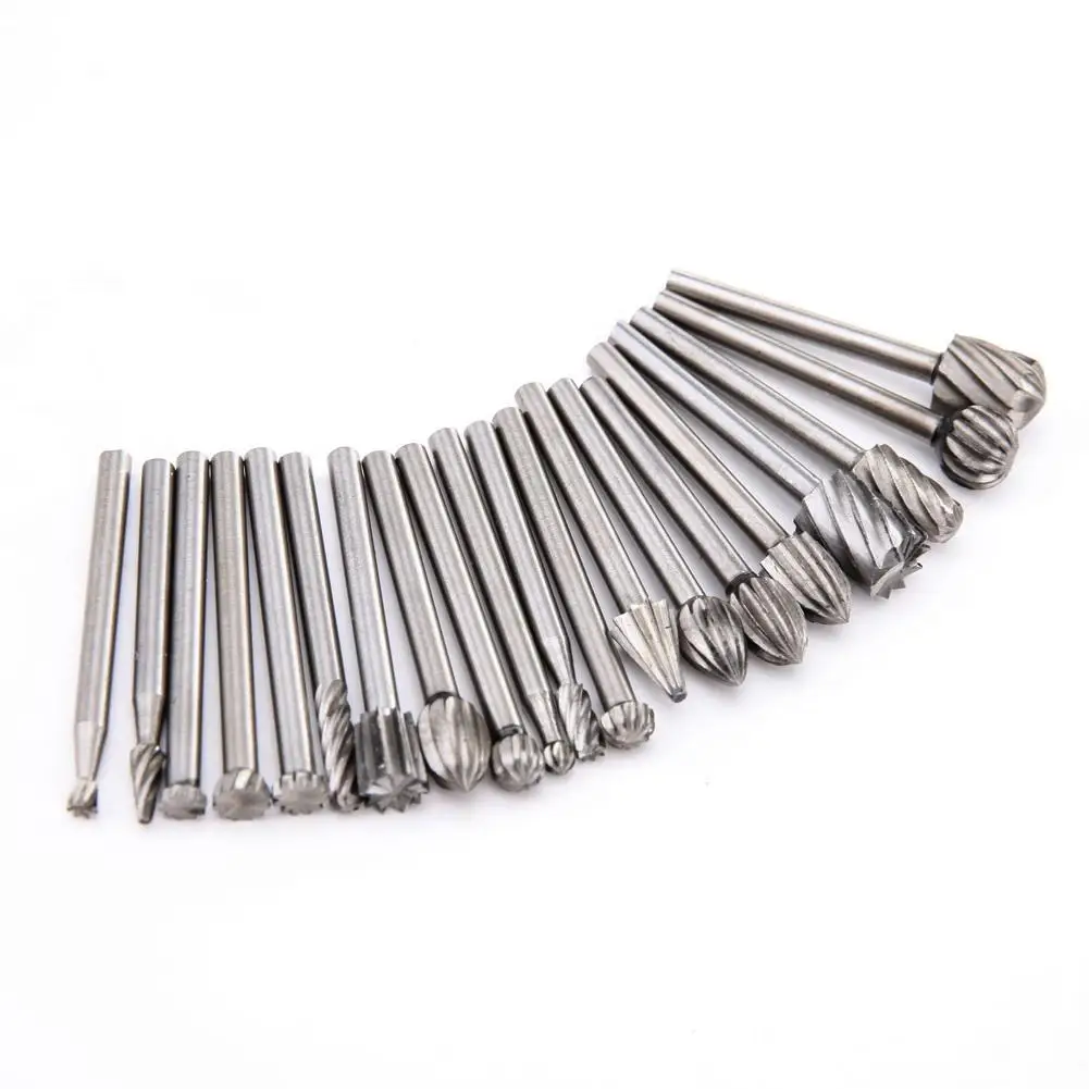 20pcs/Set HSS Routing Wood Rotary Milling Rotary File Cutter Stainless Steel Wood Carving Tools Set Woodworking
20pcs/Set HSS Routing Wood Rotary Milling Rotary File Cutter Stainless Steel Wood Carving Tools Set Woodworking