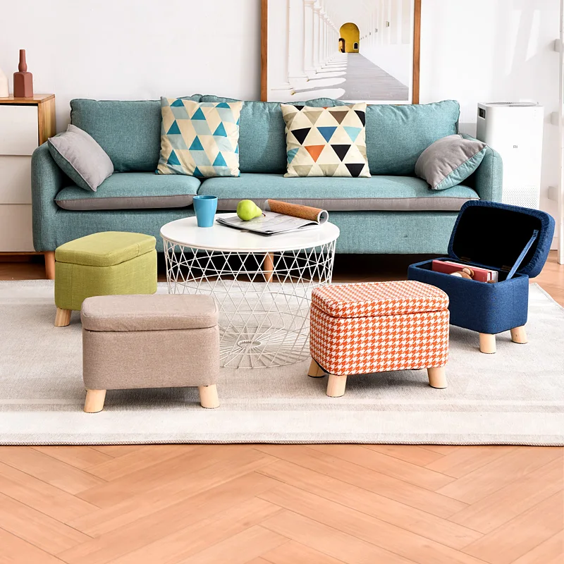Living Room Stool Box Storage Nordic Stool Ottoman Portable Seat Hallway Waiting Wooden Meubles De Salon Multifunction Furniture
Living Room Stool Box Storage Nordic Stool Ottoman Portable Seat Hallway Waiting Wooden Meubles De Salon Multifunction Furniture