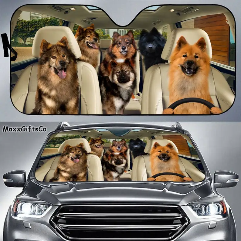 Eurasier Dog Car Sun Shade, Dogs Windshield, Dogs Family Sunshade, Dog Car Accessories, Car Decoration, Gift For Dad, Mom
Eurasier Dog Car Sun Shade, Dogs Windshield, Dogs Family Sunshade, Dog Car Accessories, Car Decoration, Gift For Dad, Mom