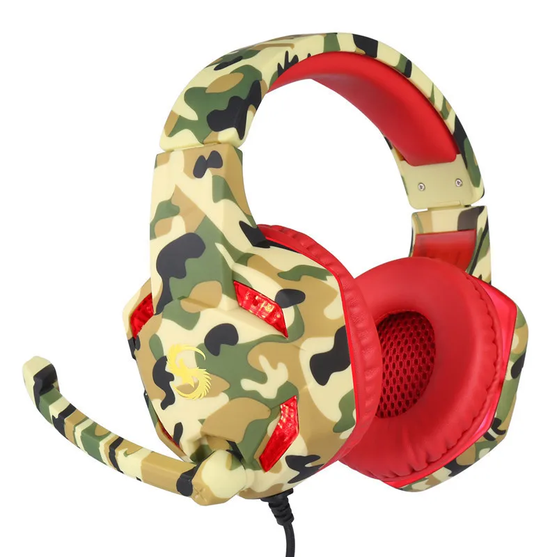 Camouflage Gaming Headset 3.5mm AUX Jack Wired Headphones Gamer Cool Game Headphone With Microphone For PS4 Xbox One PC Phone
Camouflage Gaming Headset 3.5mm AUX Jack Wired Headphones Gamer Cool Game Headphone With Microphone For PS4 Xbox One PC Phone