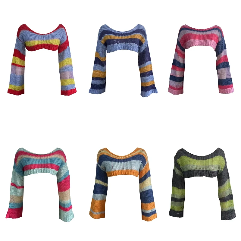 Womens Y2k Color Block Crop Tops Cute Lovely Crew Neck Long Sleeve T-Shirts
Womens Y2k Color Block Crop Tops Cute Lovely Crew Neck Long Sleeve T-Shirts