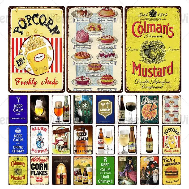 Retro Metal Tin Sign Beer Drink Fast Food Vintage Iron Plate Home Decoration Signs Pub Bar Tavern Restaurant Wall Decor Plaque
Retro Metal Tin Sign Beer Drink Fast Food Vintage Iron Plate Home Decoration Signs Pub Bar Tavern Restaurant Wall Decor Plaque