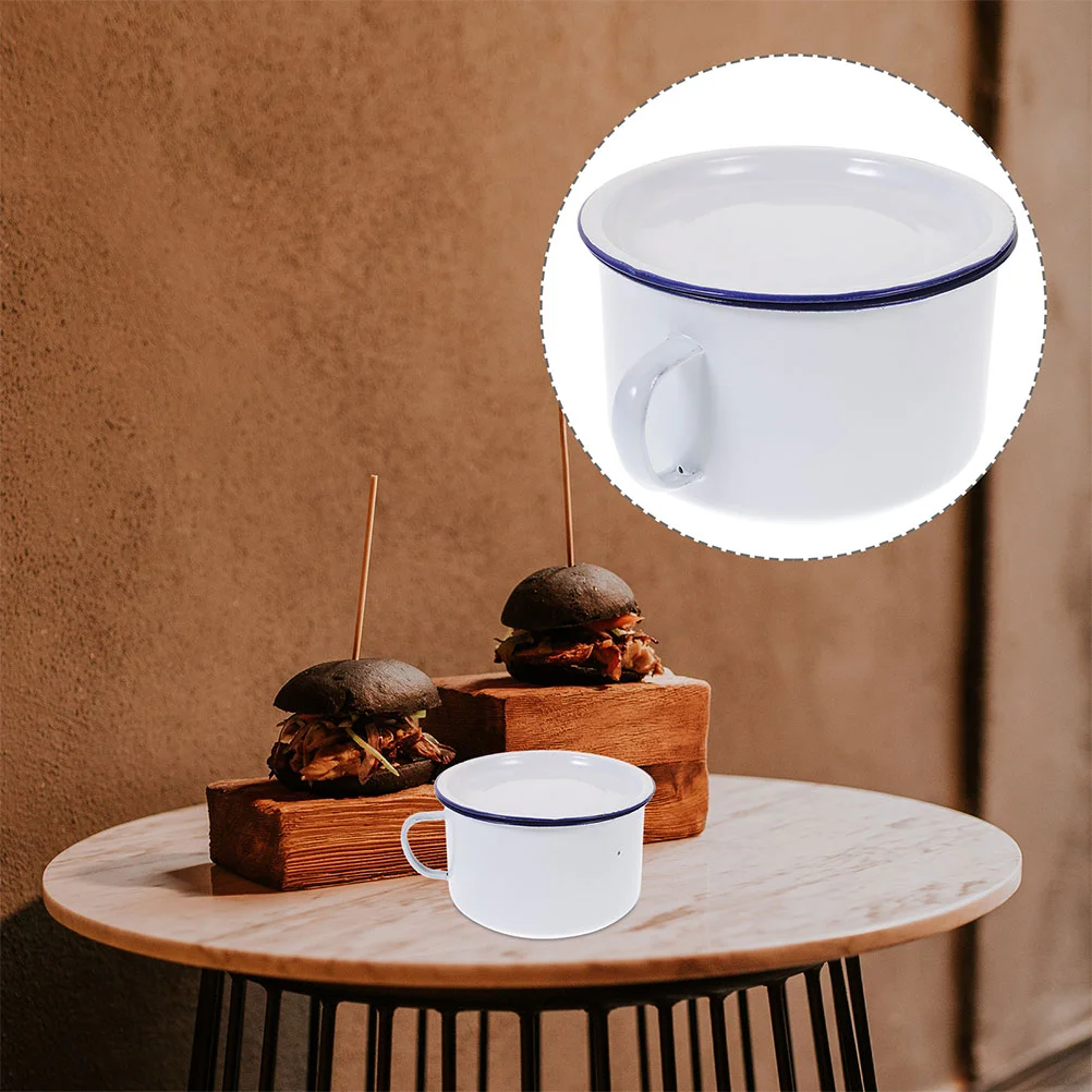 2pcs Lidded Bowls Enamel Ramen Bowls Chinese Style Retro Food Serving Bowls with Lids
2pcs Lidded Bowls Enamel Ramen Bowls Chinese Style Retro Food Serving Bowls with Lids