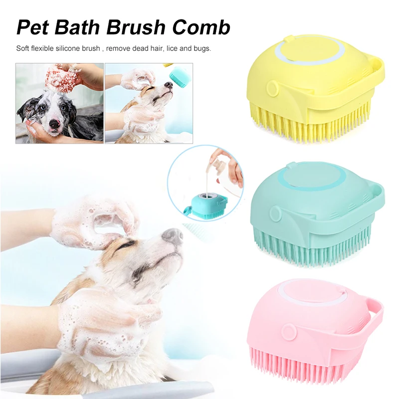 Soft Silicone Pet Massager Brush Bathroom Shampoo Bath Massage Dispenser For Dogs Cats Puppy Safety Tools Grooming Shower Brush
Soft Silicone Pet Massager Brush Bathroom Shampoo Bath Massage Dispenser For Dogs Cats Puppy Safety Tools Grooming Shower Brush