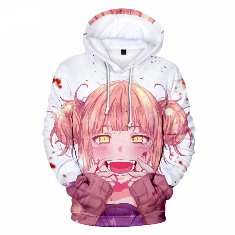 High Street Anime Himiko Toga 3D Printed Hoodie Sweatshirts Men Women Fashion Casual Pullover My Hero Academia Harajuku Hoodies
High Street Anime Himiko Toga 3D Printed Hoodie Sweatshirts Men Women Fashion Casual Pullover My Hero Academia Harajuku Hoodies