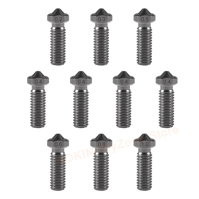 10 шт. Форсунка Volcano из закаленной стали M6 0,2, 0,3, 0,4, 0,5, 0,6, 0,8, 1,0 мм М6 Печатная головка для нити 1,75 мм E3D V6 Hotend
10 шт. Форсунка Volcano из закаленной стали M6 0,2, 0,3, 0,4, 0,5, 0,6, 0,8, 1,0 мм М6 Печатная головка для нити 1,75 мм E3D V6 Hotend