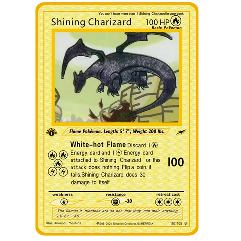 Pokemon Cards Flash Metal V EX GX Mega Card Pikachu Charizard Golden Vmax Card Collection Gift Kids Game Collection Cards
Pokemon Cards Flash Metal V EX GX Mega Card Pikachu Charizard Golden Vmax Card Collection Gift Kids Game Collection Cards