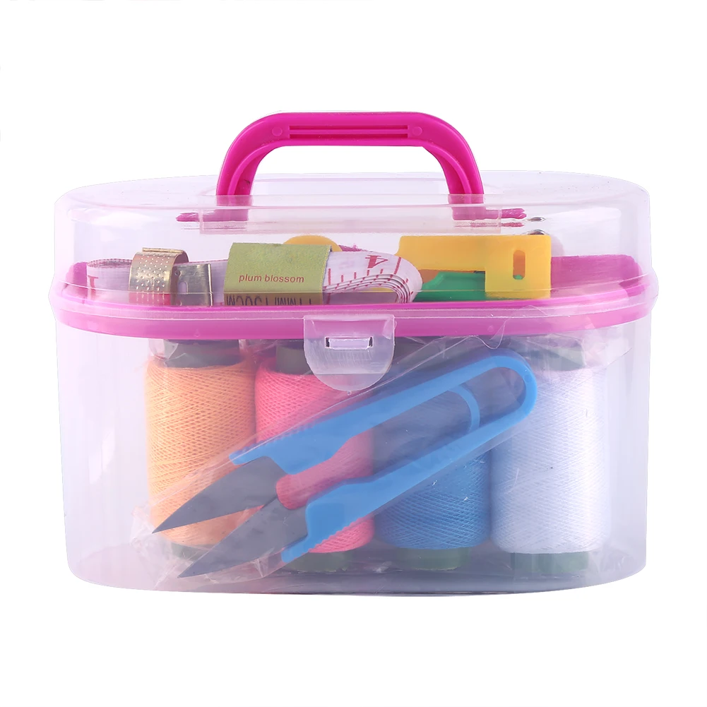 10pcs/box Large Sewing Box Threader Needle Tape Measure Scissor Thimble Kit Tool 10pcs 10pcs
10pcs/box Large Sewing Box Threader Needle Tape Measure Scissor Thimble Kit Tool 10pcs 10pcs