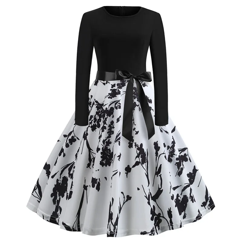 2022 Autumn Winter New Round Neck Long Sleeve Women Dress Retro Elegant Party Print Female Vestidos
2022 Autumn Winter New Round Neck Long Sleeve Women Dress Retro Elegant Party Print Female Vestidos