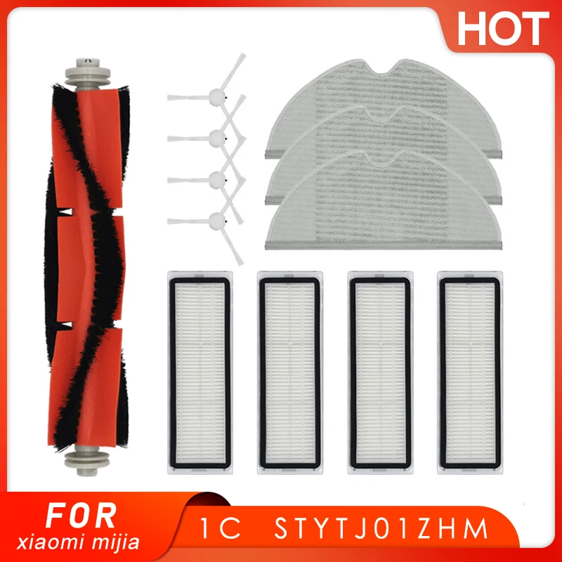 Hepa Filter Main Side Brush Mop Cloth for Xiaomi Mijia 1C / STYTJ01ZHM T1 Dreame F9 Robotic Vacuum Cleaner Accessories
Hepa Filter Main Side Brush Mop Cloth for Xiaomi Mijia 1C / STYTJ01ZHM T1 Dreame F9 Robotic Vacuum Cleaner Accessories