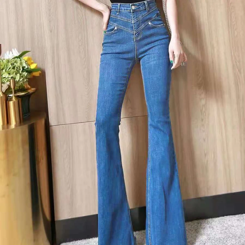 Women's Jeans 2022 Trend High Waisted Korean Fashion Denim Pants High Stretch Slim Fit Raw Edge Wide Leg Trousers Streetwear
Women's Jeans 2022 Trend High Waisted Korean Fashion Denim Pants High Stretch Slim Fit Raw Edge Wide Leg Trousers Streetwear