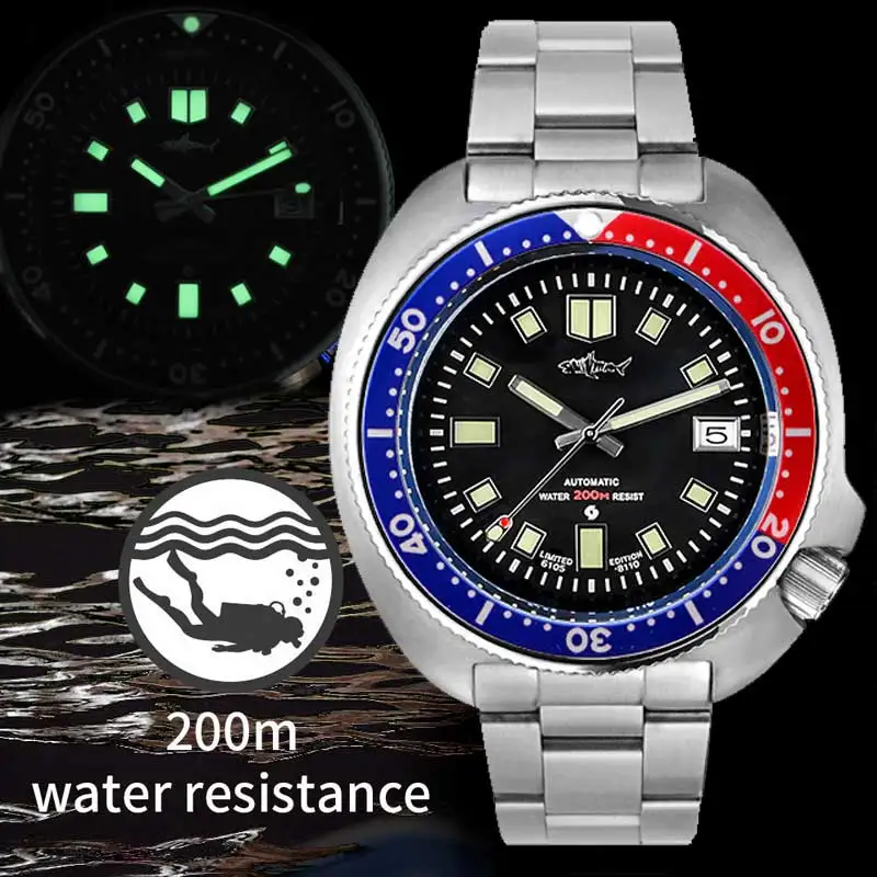 Heimdallr 6105 Turtle Captain Willard Watch Sapphire Crystal 44mm Black Dial Luminous Japan NH35A Automatic Mechanical Watches
Heimdallr 6105 Turtle Captain Willard Watch Sapphire Crystal 44mm Black Dial Luminous Japan NH35A Automatic Mechanical Watches