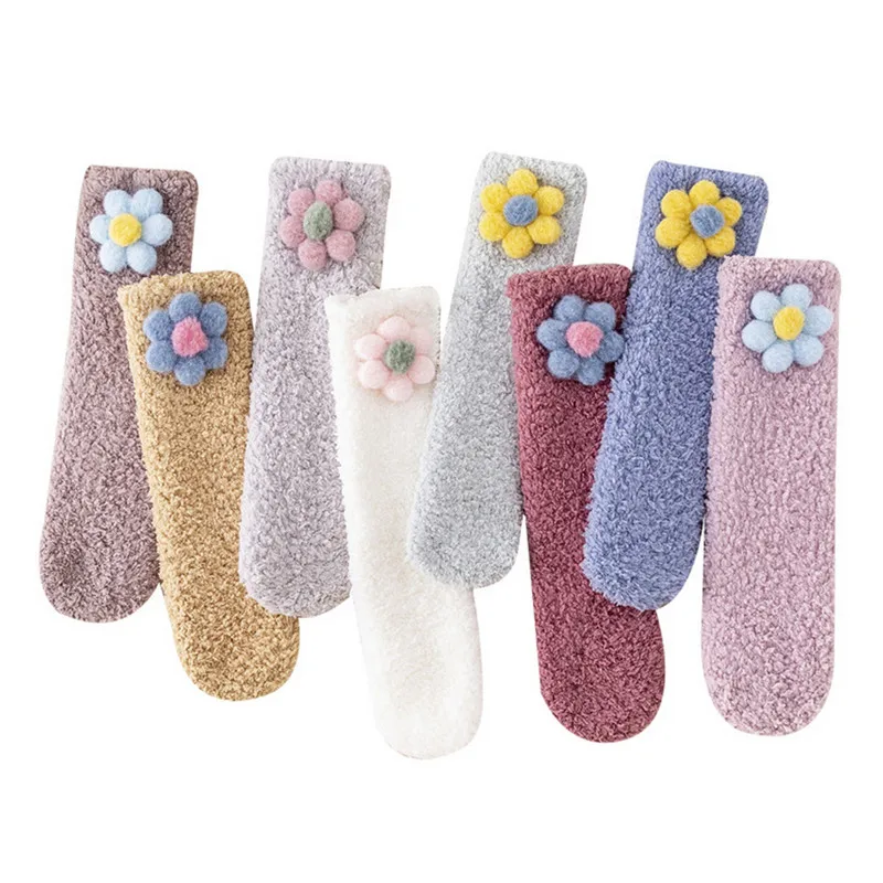 Baby Girl Accessories Kids Warm Socks Flower Bright Color Elastic Socks Plush Thickened Medium Length Stockings Fall Winter
Baby Girl Accessories Kids Warm Socks Flower Bright Color Elastic Socks Plush Thickened Medium Length Stockings Fall Winter