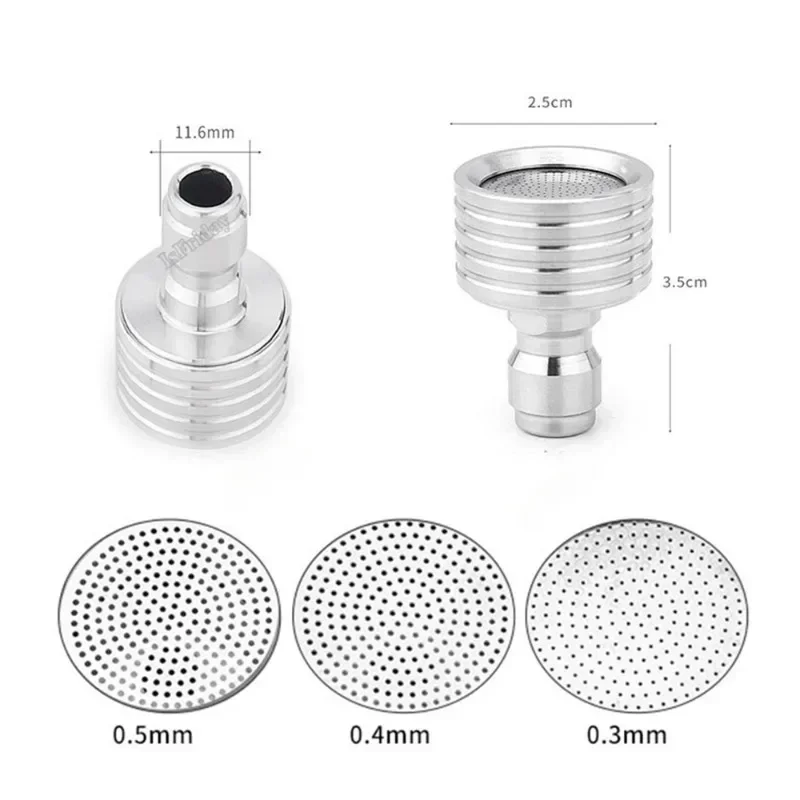 High Pressure Water Gun Interface Washing Nozzle Stainless Steel Shower Blades 1/4 Quick Connect Wash Cars Garden Urban Tool
High Pressure Water Gun Interface Washing Nozzle Stainless Steel Shower Blades 1/4 Quick Connect Wash Cars Garden Urban Tool