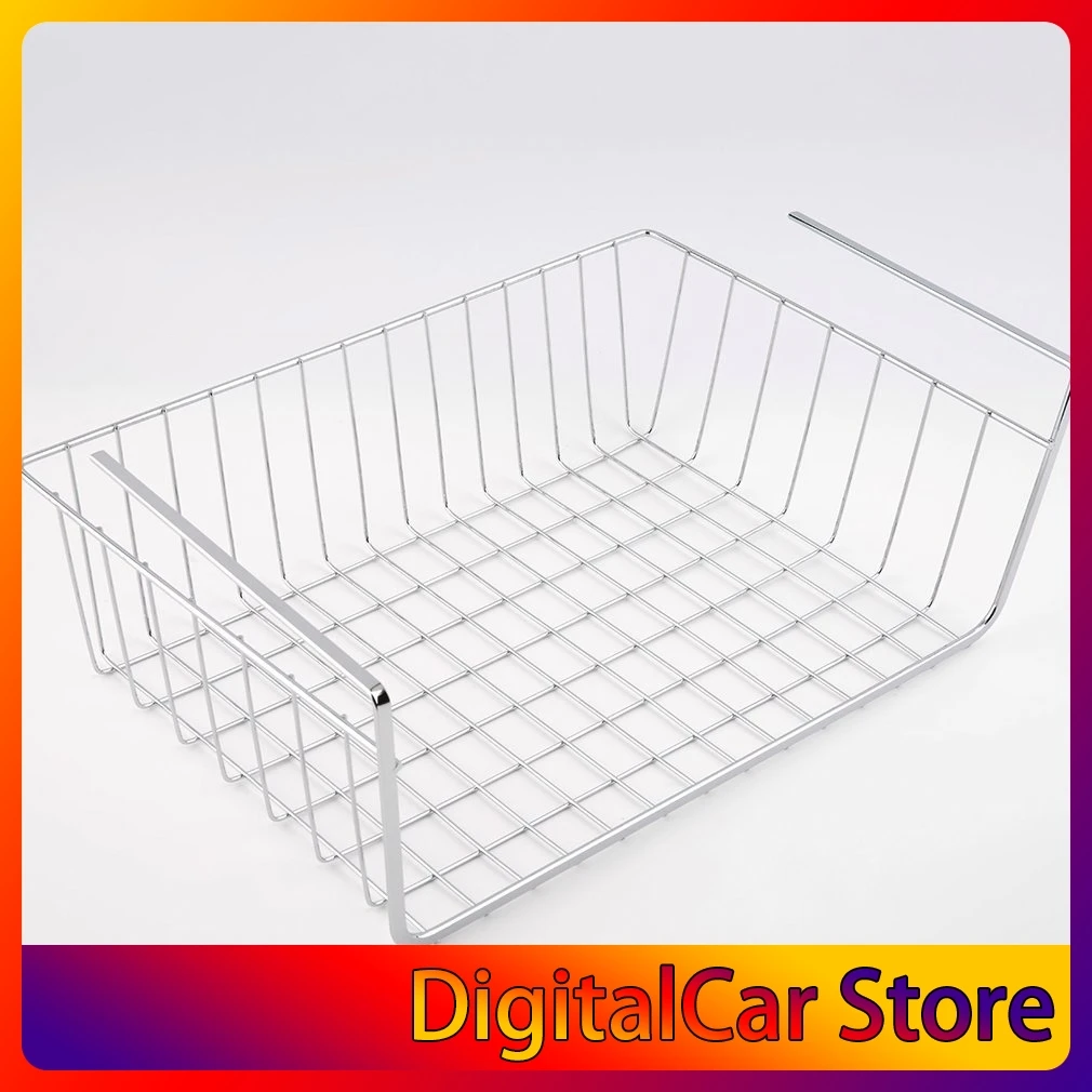 White/Silver Lightweight and Durable Design Suoerior Kitchen Under Shelf Storage Basket Lightweight Metal Organiser Rack
White/Silver Lightweight and Durable Design Suoerior Kitchen Under Shelf Storage Basket Lightweight Metal Organiser Rack