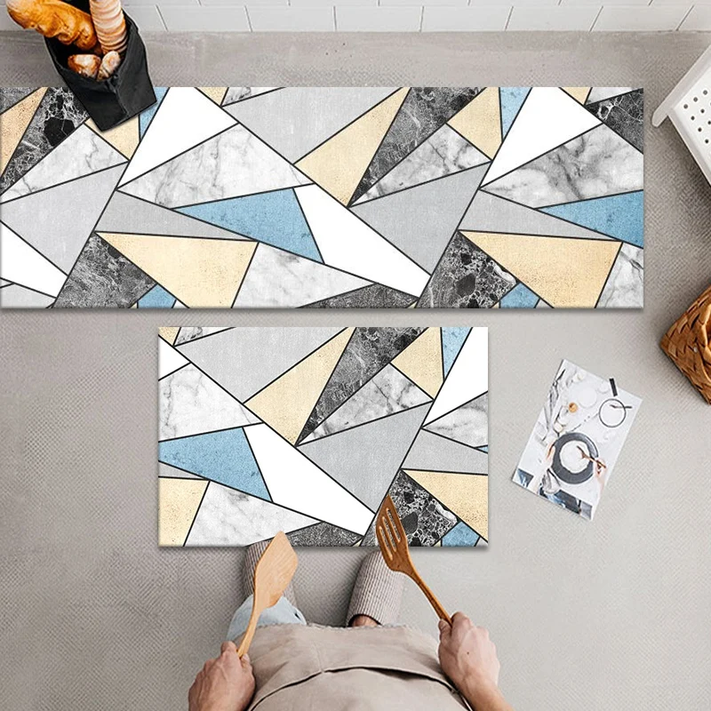Marbling Geometry Kitchen Carpet Bedroom Decor Abstract Mat for Floor Long Strip Door Mat Modern Home Kitchen Decor Bath Mat 
Marbling Geometry Kitchen Carpet Bedroom Decor Abstract Mat for Floor Long Strip Door Mat Modern Home Kitchen Decor Bath Mat