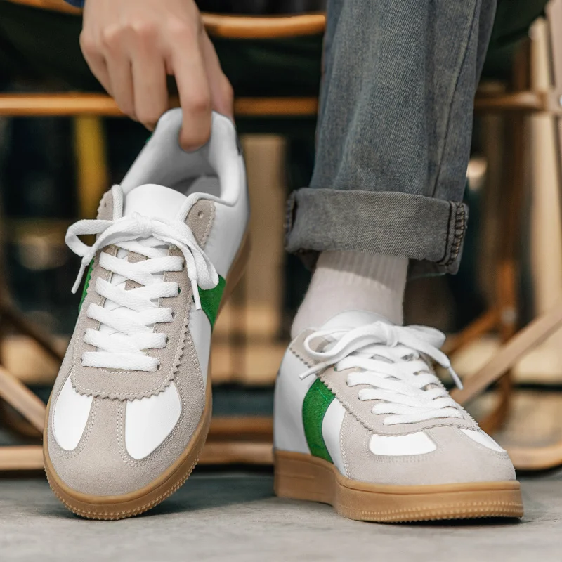 Shoes Men Sneakers Women Casual Leather Couple Shoes Italian Breathable Leisure Male Non-slip Footwear Men's Vulcanized Shoes
Shoes Men Sneakers Women Casual Leather Couple Shoes Italian Breathable Leisure Male Non-slip Footwear Men's Vulcanized Shoes