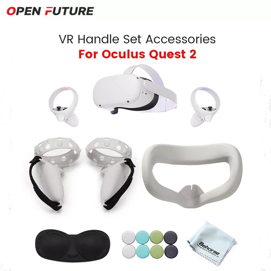VR Protective Cover Set VR Touch Controller Shell Case With Strap Handle Grip For Oculus Quest 2 Accessories
VR Protective Cover Set VR Touch Controller Shell Case With Strap Handle Grip For Oculus Quest 2 Accessories