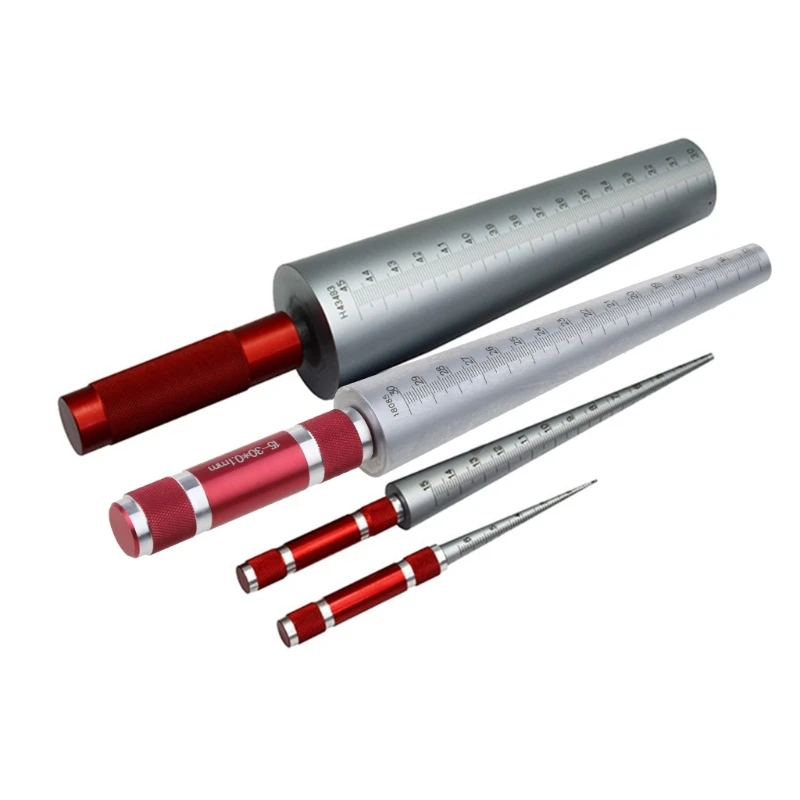 Conical Feeler Gauge Taper Bore Gauge Hole Size Ruler for Gap Hole Inspection 4 
Conical Feeler Gauge Taper Bore Gauge Hole Size Ruler for Gap Hole Inspection 4