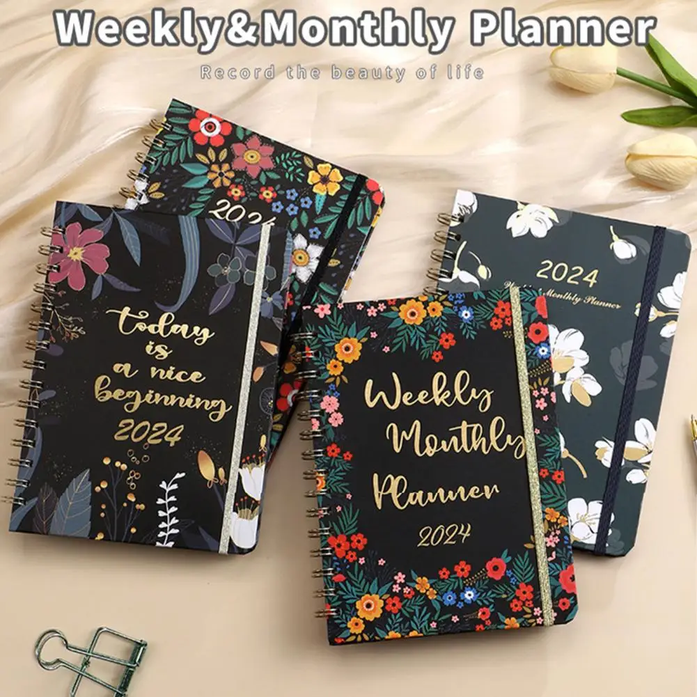 Calendar Notebook 2024 Floral Coil Design Planner Weekly Monthly Notebook for Home School Office 2024 Weekly Monthly Planner
Calendar Notebook 2024 Floral Coil Design Planner Weekly Monthly Notebook for Home School Office 2024 Weekly Monthly Planner