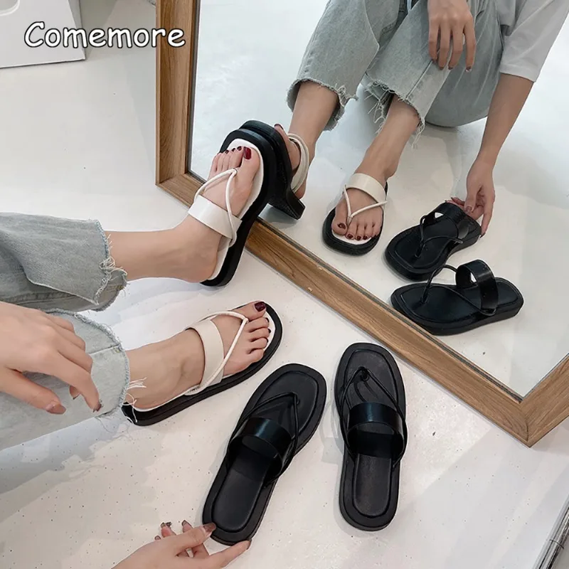 Comemore Slippers Thick Bottom Outer Wear Flip Flops Casual Platform Sandals Women Fashion Sandal Slides Beach Casual Shoes 2023
Comemore Slippers Thick Bottom Outer Wear Flip Flops Casual Platform Sandals Women Fashion Sandal Slides Beach Casual Shoes 2023
